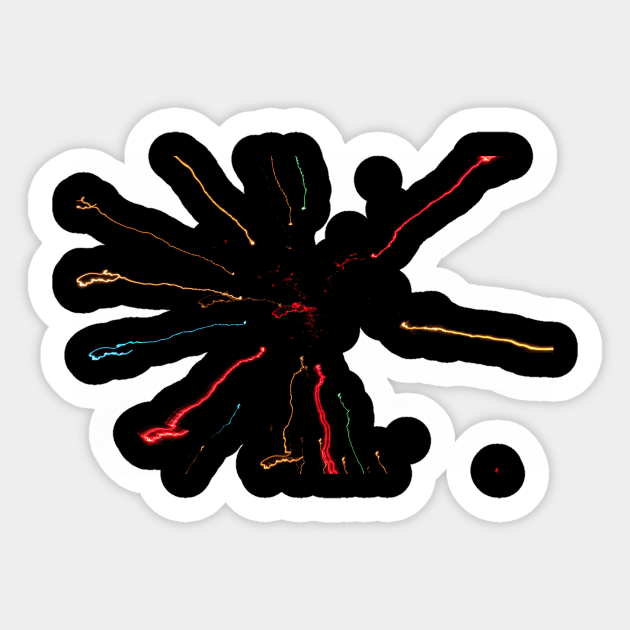 Light Explosion Sticker by RFMDesigns